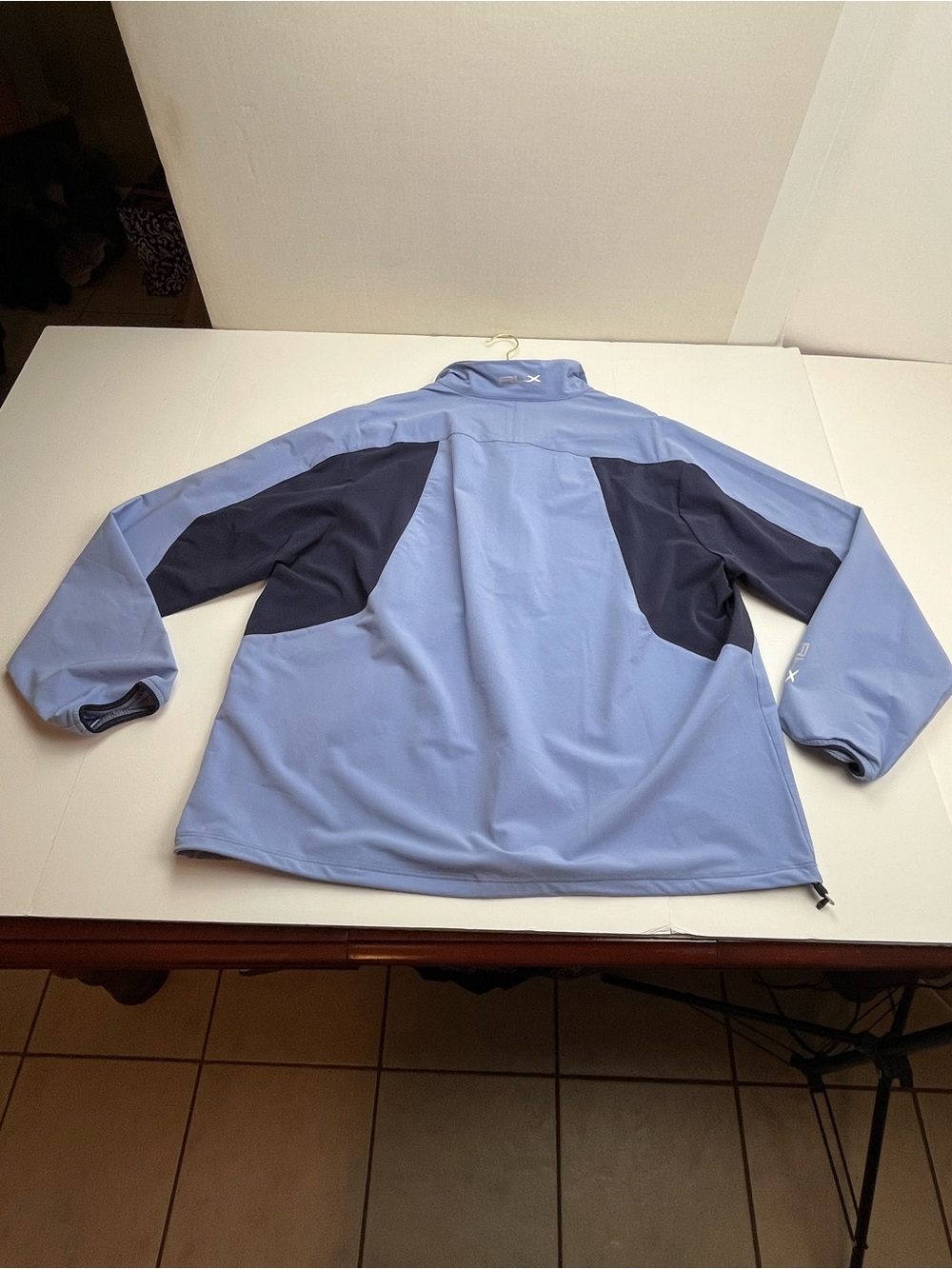 RLX Ralph Lauren Mens Pullover Quarter Zip Wicking Mock Jacket Blue Size XL NEW - Picture 11 of 11